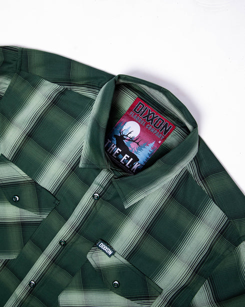 THE ELK BAMBOO SHORT SLEEVE BUTTON UP - MENS